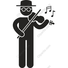 Musician Playing Violin