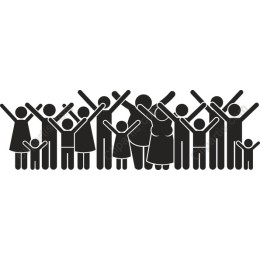 Cheerful Crowd Celebration