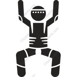 Dynamic Victory Pose Athlete