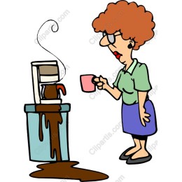 Comical Coffee Spill