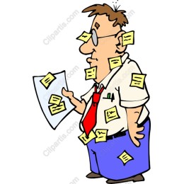 Frazzled Office Worker
