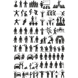 Dynamic Stick Figure Collection