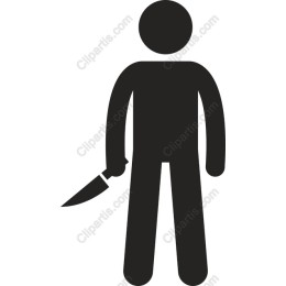 Shadowy Figure with Knife