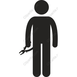Minimalist Person with Compasses