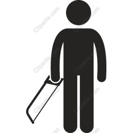 Handyman with Saw