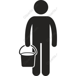  Man with Bucket