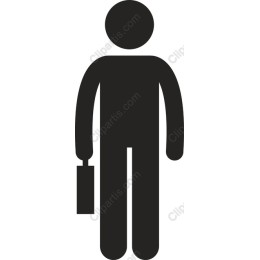 Minimalist Professional with Briefcase