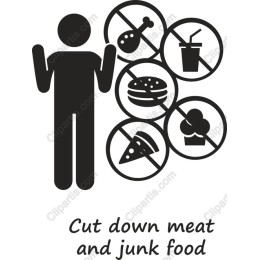 Cut Down Meat and Junk Food