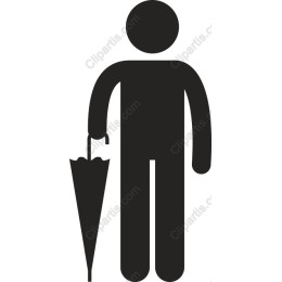Man with Umbrella