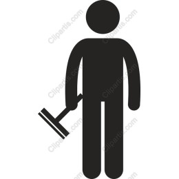 Minimalist Cleaning Figure