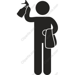 Stylized Cleaning Figure