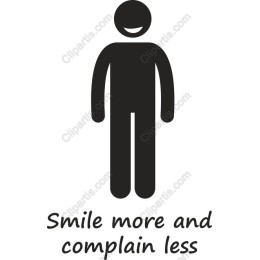 Motivational Smile with Uplifting Quote