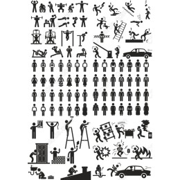 Dynamic Stick Figure Bundle