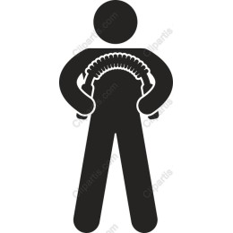 Stylized Figure with Hose