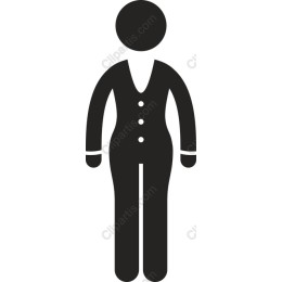 Stylized Man in Formal Attire
