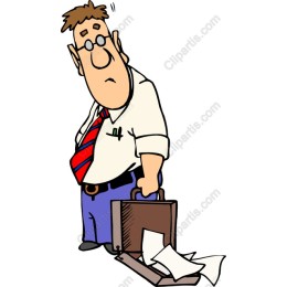 Overwhelmed Office Worker