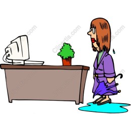 Quirky Office Mishap