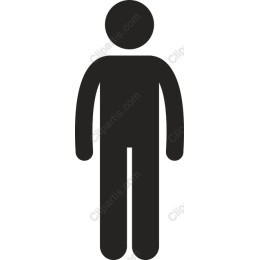 Minimalist Standing Human Figure