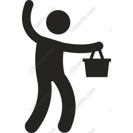 Joyful Shopping Character