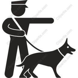 Police Officer with Service Dog