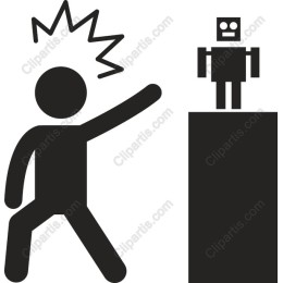 Frustrated Human vs. Quirky Robot