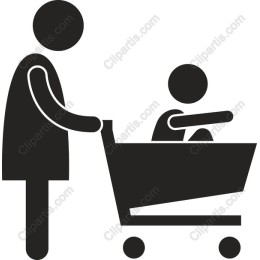 Family Bonding in Shopping Cart