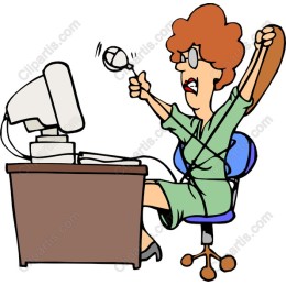 Office Frustration Cartoon