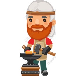 Cartoon Blacksmith