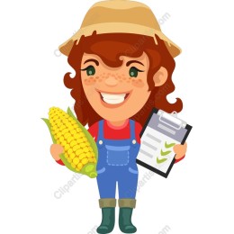Cheerful Female Farmer