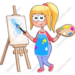 Cheerful Young Artist