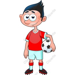 Cheerful Young Soccer Player