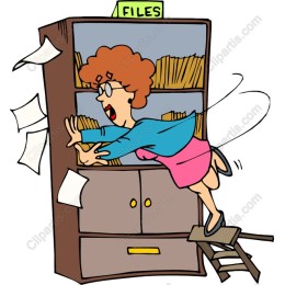 Office Chaos: The Filing Frenzy