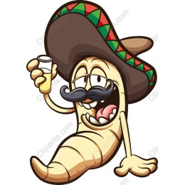 Fiesta Fun Mustache Character