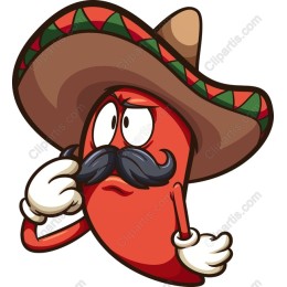 Charming Chili Pepper Character