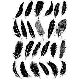Feather Clipart Set - Elegant s