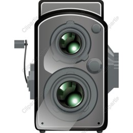 Vintage Dual-Lens Camera