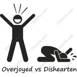 Overjoyed vs Dishearten
