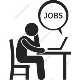 a Job-Seeking Individual at a Desk