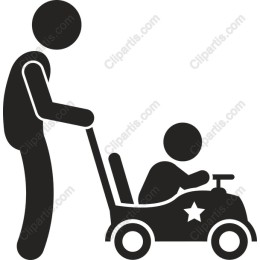Whimsical Parent-Child Toy Car