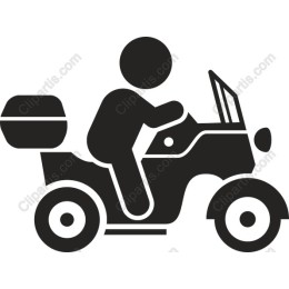 Motorbike Delivery Rider