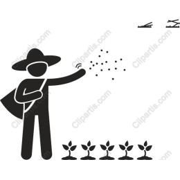 Farmer Planting Seeds