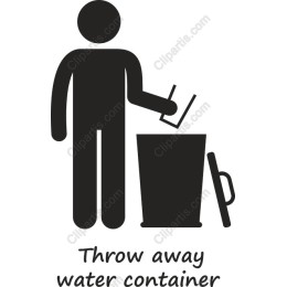 Throw Away Water Container