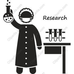 Scientist with Beaker - Research
