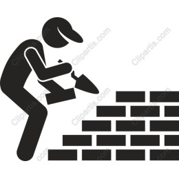Bricklayer in Action