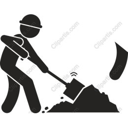 Construction Worker Digging