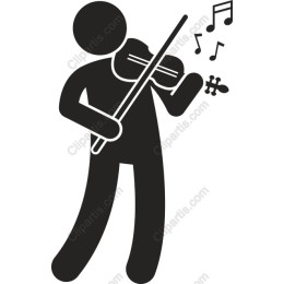 Musician Playing Violin
