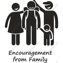 Encouragement from Family