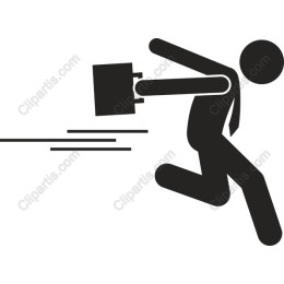 Running Businessman