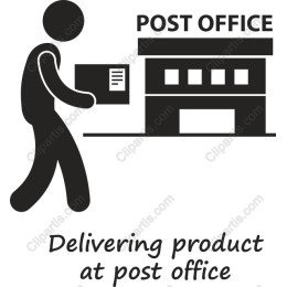 Delivering Product at Post Office
