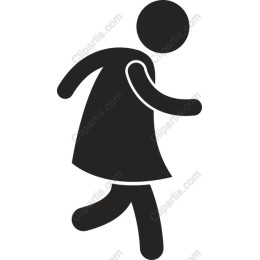 Dynamic Woman in Motion